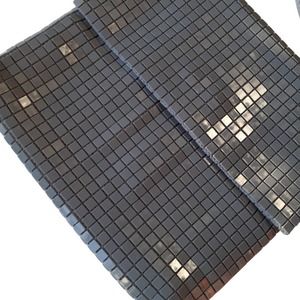 Vintage Grey Tiles Crossbody Purse|Vintage Shoulder Bag